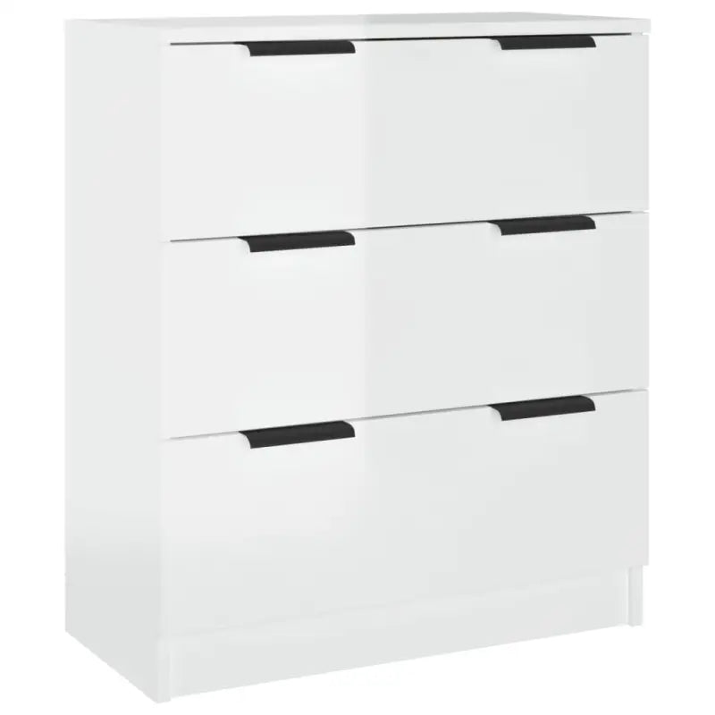 Hoogglans wit dressoir van bewerkt hout voor gemakkelijk schoonmaken - Dressoirs & buffetkasten