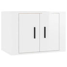 Hoogglans wit tv-meubel met strak en klassiek design - Tv-meubels