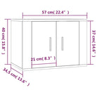 Hoogglans wit tv-meubel met strak en klassiek design - Tv-meubels