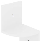 Hoogglans wit Wandplanken in bewerkt hout voor woonkamer decoratie - Wandplanken