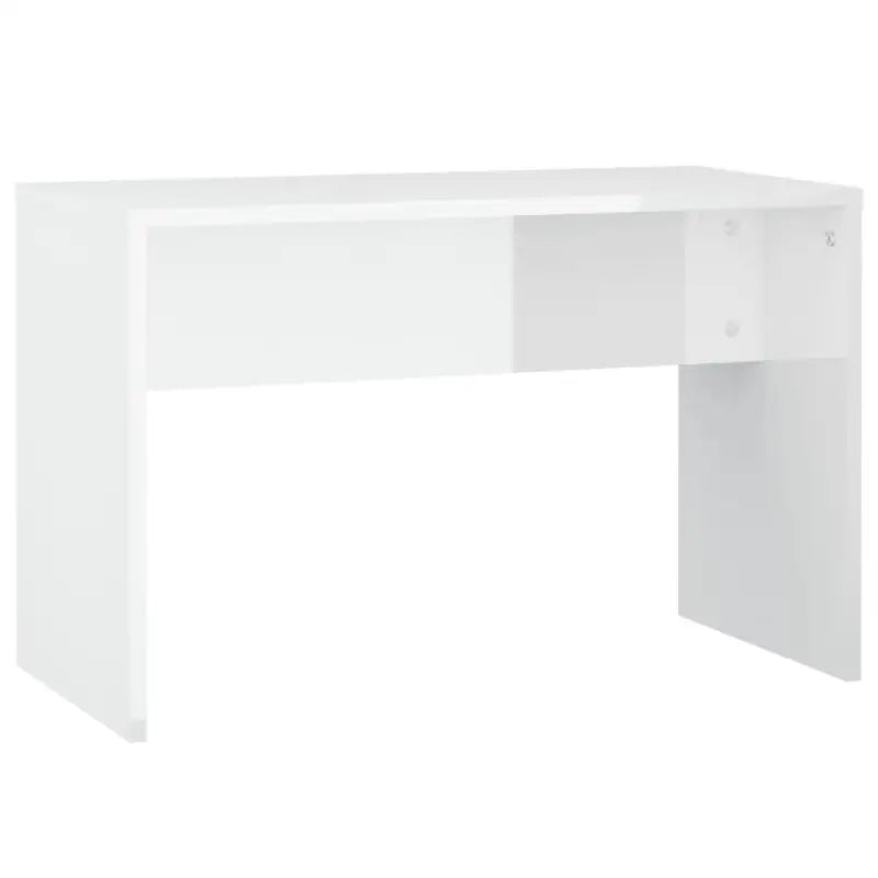 Hoogglans witte slaapkamerkaptafel bewerkt hout binnen handbereik - Slaapkamerkaptafels