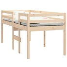 Hoogslaper van massief grenenhout voor moderne kleine slaapkamers - Bedden & bedframes