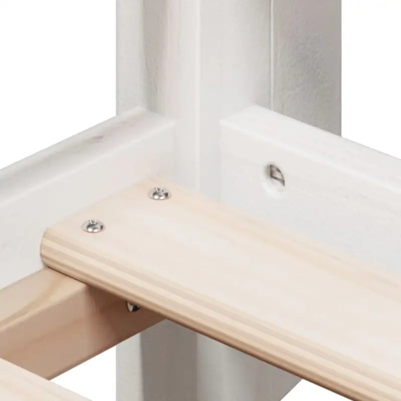 Hoogslaper voor kinderen met open zijdeur van massief grenenhout - Bedden & bedframes