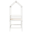 hoogslaper voor kinderen met open zijdeur van massief grenenhout - Bedden & bedframes