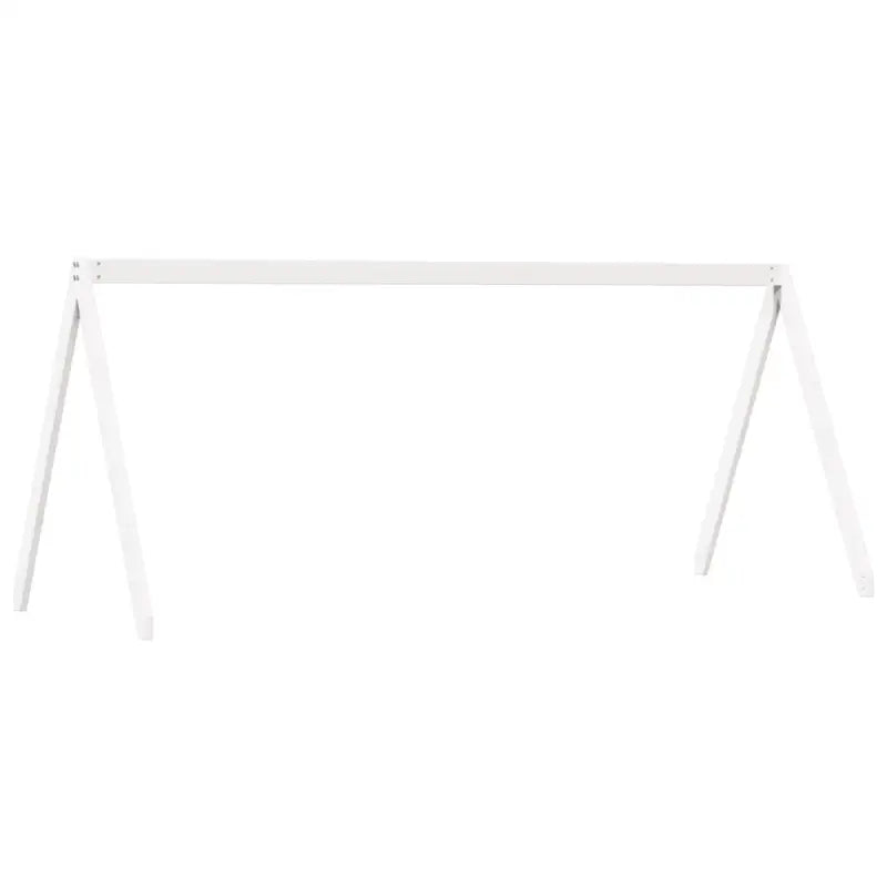 Hoogslaper voor kinderen van massief grenenhout met open zijdeur - Bedden & bedframes