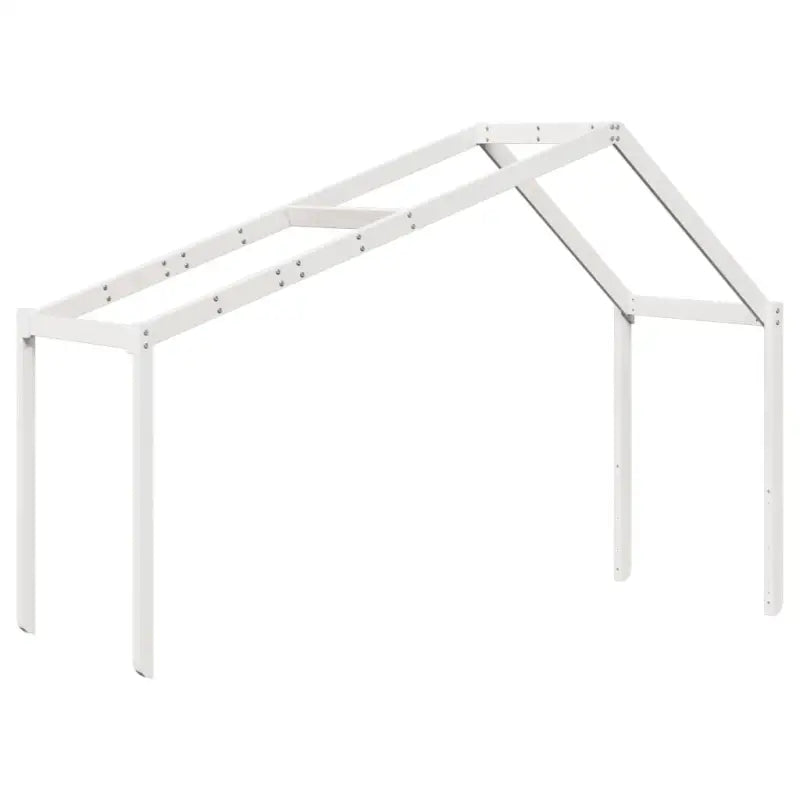 Hoogslaper voor kinderen van massief grenenhout met open zijdeur - Bedden & bedframes