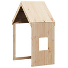 Hoogslaper voor kinderen van massief grenenhout met open zijdeur - Bedden & bedframes