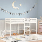 Hoogslaper voor kinderen van massief grenenhout met ruimtebesparing - Bedden & bedframes
