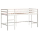Hoogslaper voor kinderen van massief grenenhout met ruimtebesparing - Bedden & bedframes
