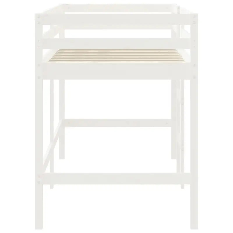 Hoogslaper voor kinderen van massief grenenhout met ruimtebesparing - Bedden & bedframes