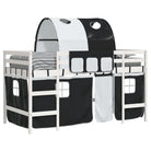 Hoogslaper voor kinderen van massief grenenhout met ruimtebesparing - Bedden & bedframes