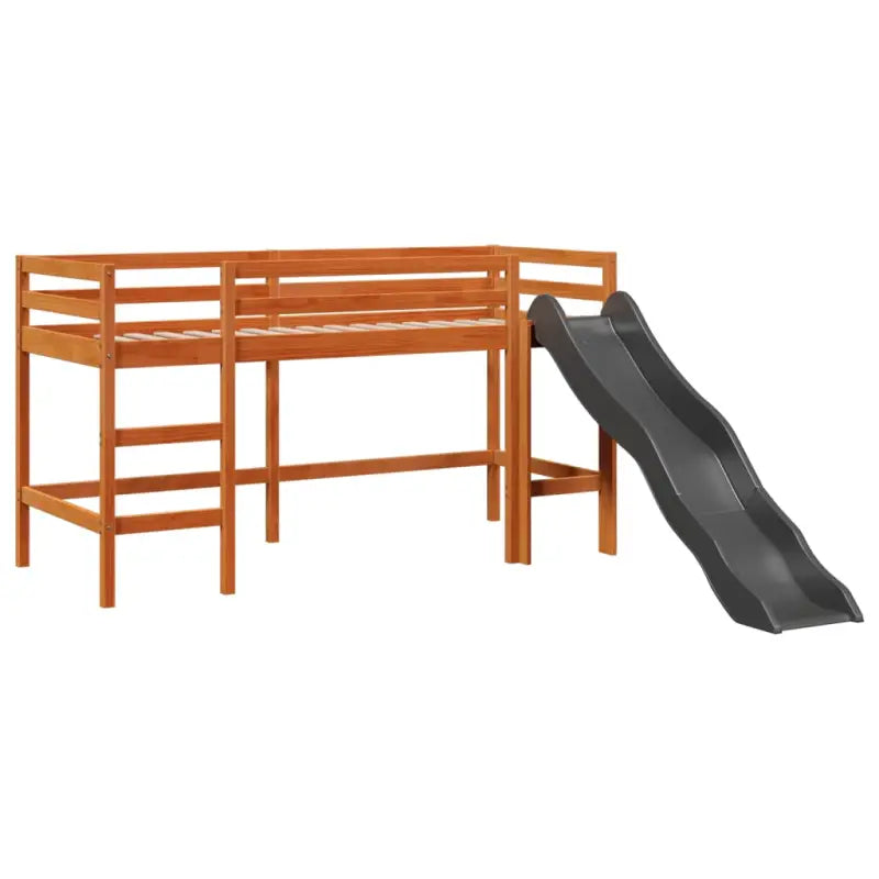 Hoogslaper voor kinderen van massief grenenhout met stabiele constructie - Bedden & bedframes