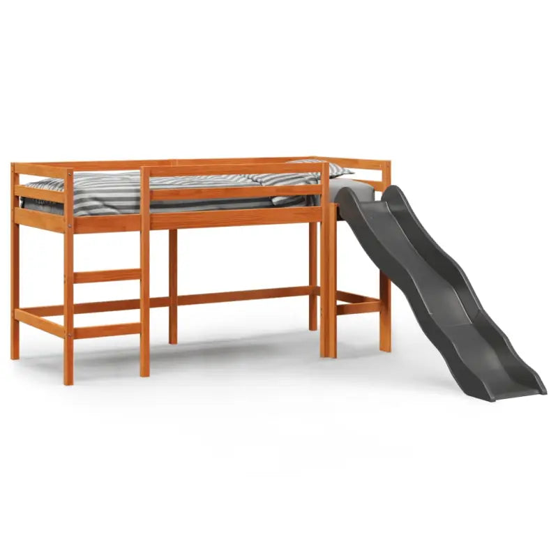 Hoogslaper voor kinderen van massief grenenhout met stabiele constructie - Bedden & bedframes