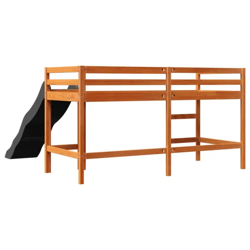 Hoogslaper voor kinderen van massief grenenhout met stabiele constructie - Bedden & bedframes