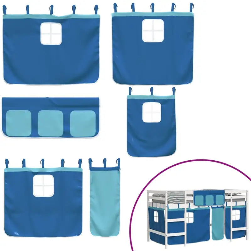Hoogslaper voor kinderen van massief grenenhout met stabiliteit - Bedden & bedframes