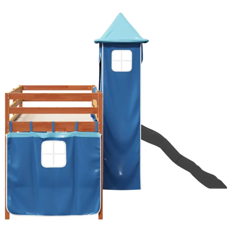 Hoogslaper voor kinderen van massief grenenhout voor plezier en ruimtebesparing - Bedden & bedframes