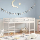 Hoogslaper voor kinderen van massief grenenhout voor ruimtebesparing - Bedden & bedframes