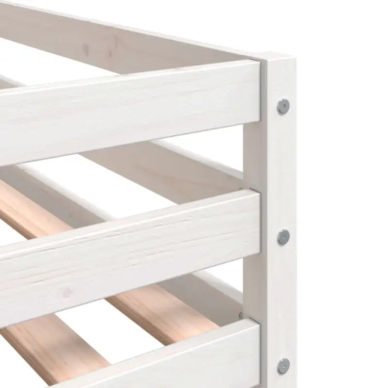 Hoogslaper voor kinderen van massief grenenhout voor ruimtebesparing - Bedden & bedframes