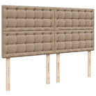 Hoogte verstelbaar boxspringbed met duurzaam kunstleer en comfortabele materiaal vulling - Bedden & bedframes