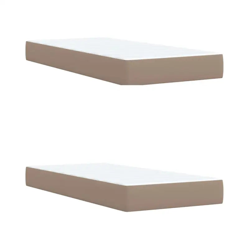 Hoogte verstelbaar boxspringbed met duurzaam kunstleer en comfortabele materiaal vulling - Bedden & bedframes