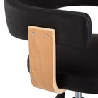Hoogte verstelbare bureaustoel met gebogen hout voor modern comfort - Bureaustoelen