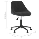 Hoogte verstelbare bureaustoel met trendy design en zacht fluweel - Bureaustoelen