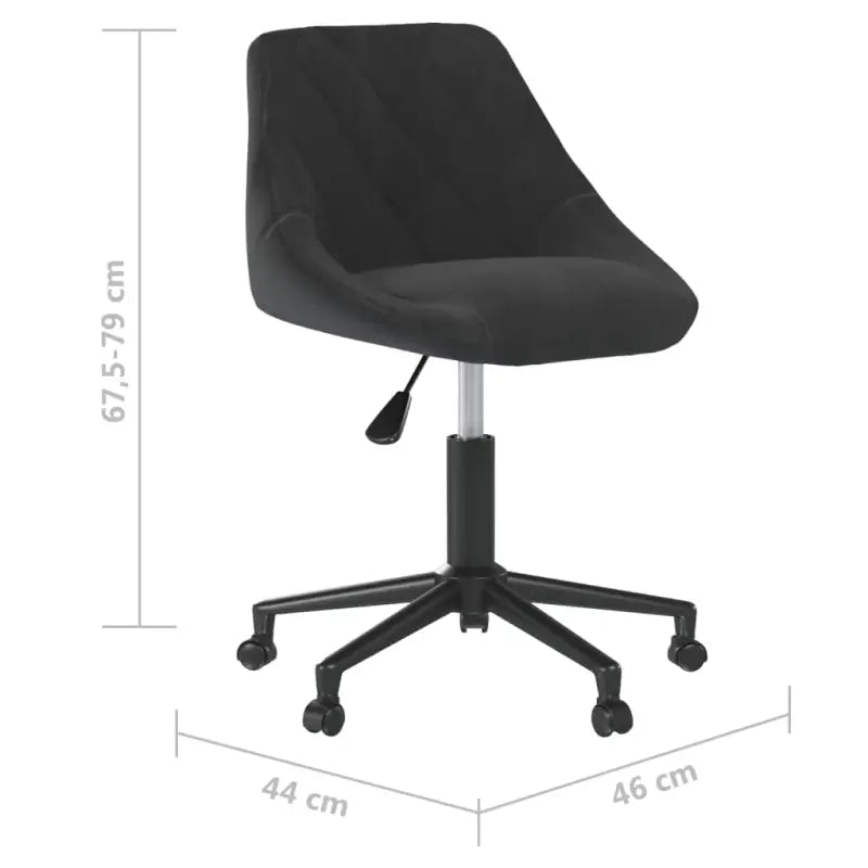 Hoogte verstelbare bureaustoel met trendy design en zacht fluweel - Bureaustoelen