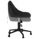Hoogte verstelbare bureaustoel met trendy design en zacht fluweel - Bureaustoelen