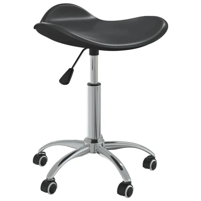 Hoogte verstelbare draaibare eetkamerstoel met eigentijds design - Zwart / 1 - Eetkamerstoelen