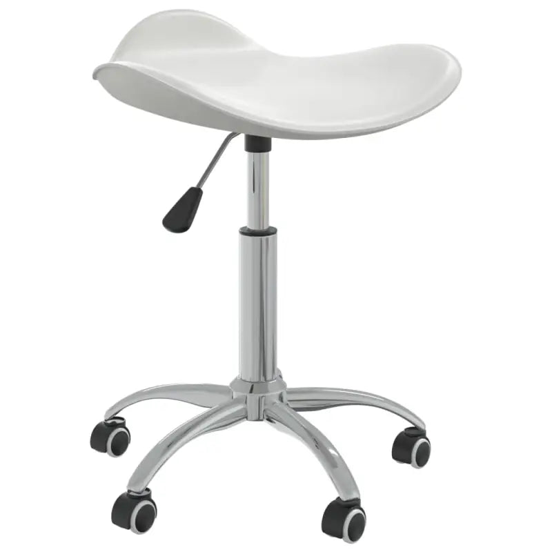 Hoogte verstelbare draaibare eetkamerstoel met eigentijds design - Wit / 1 - Eetkamerstoelen