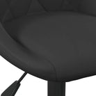 Hoogte verstelbare draaibare eetkamerstoelen met fluwelen design - Eetkamerstoelen