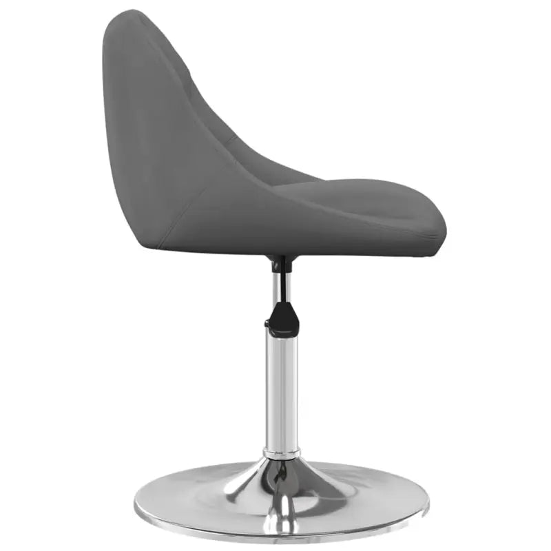 Hoogte verstelbare trendy draaibare eetkamerstoelen met fluwelen bekleding - Eetkamerstoelen