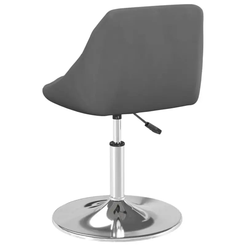 Hoogte verstelbare trendy draaibare eetkamerstoelen met fluwelen bekleding - Eetkamerstoelen