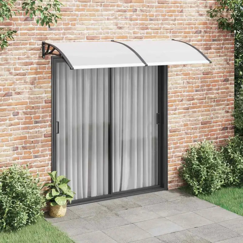 Hoogwaardige deurluifel voor eenvoudige installatie en bescherming tegen weer - Zwart en transparant / 200 x 100 cm / 1