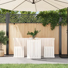Houten balkonset van massief grenenhout met trendy uitstraling - Tuinsets