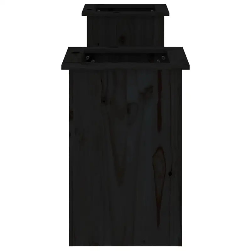 Houten bankje met massief grenenhout en ingebouwde plantenbakken - Tuinbanken