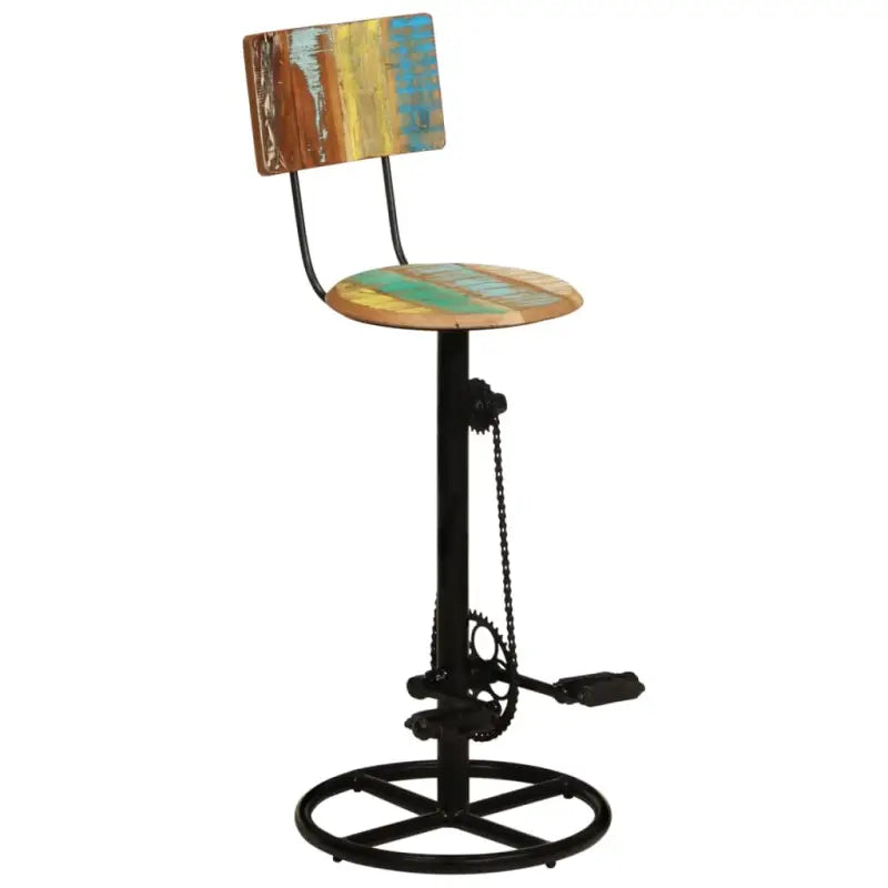 Houten barkrukken van massief gerecycled hout voor een tijdloos interieur - Barkrukken