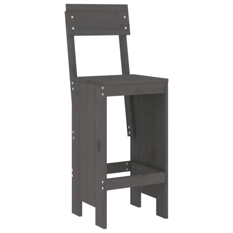 Houten barkrukken van massief grenenhout voor terras of balkon - Tuinstoelen