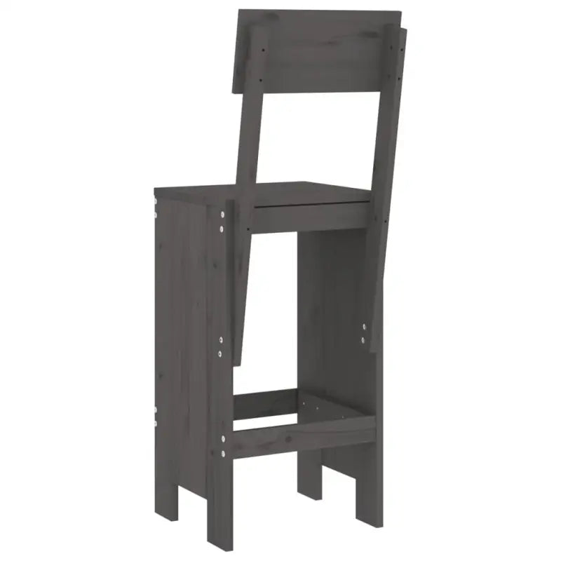 Houten barkrukken van massief grenenhout voor terras of balkon - Tuinstoelen