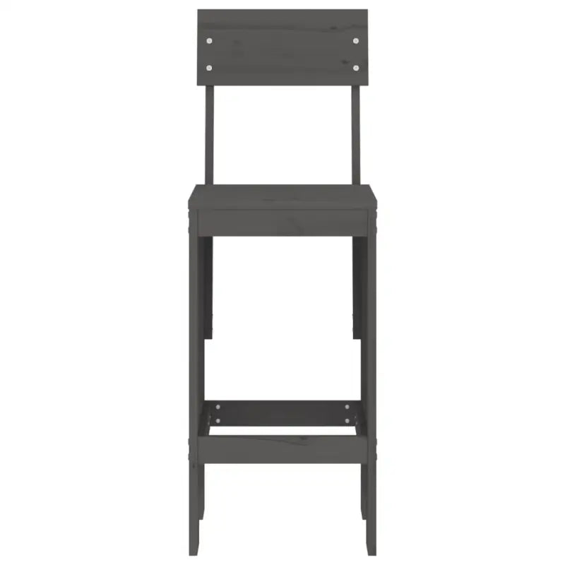 Houten barkrukken van massief grenenhout voor terras of balkon - Tuinstoelen