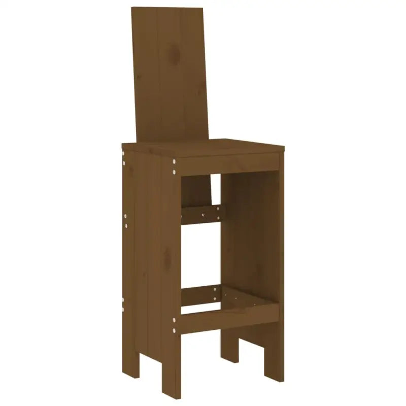 Houten barset van massief grenenhout voor gezellige buitenmomenten - Tuinsets
