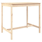 Houten barset van massief grenenhout voor tuin en terras - Naturel - Tuinsets