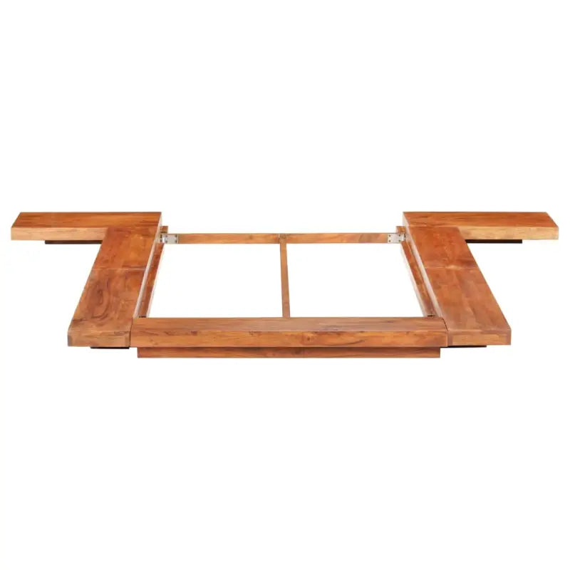 Houten bedframe in Japanse stijl van massief acaciahout met levering bevat - Bedden & bedframes