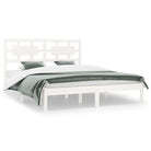 Houten bedframe met hoofdeinde van massief Grenenhout levering bevat - Bedden & bedframes