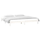 Houten bedframe met LED-verlichting van massief grenenhout - Bedden & bedframes