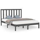 Houten bedframe met tijdloos ontwerp en massief grenenhout - Bedden & bedframes