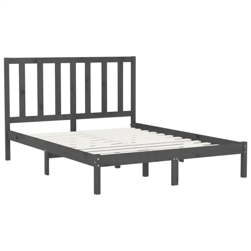 Houten bedframe met tijdloos ontwerp en massief grenenhout - Bedden & bedframes