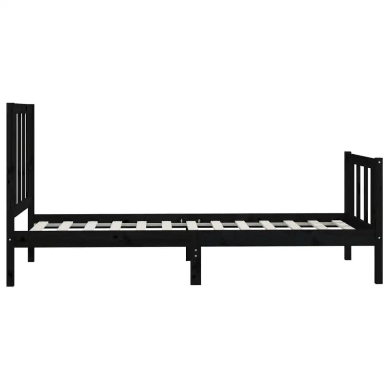 Houten bedframe met tijdloos ontwerp in massief grenenhout - Bedden & bedframes