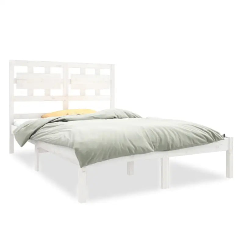 Houten bedframe met tijdloos ontwerp van massief grenenhout - Bedden & bedframes