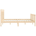Houten bedframe van massief grenenhout inclusief levering - Bedden & bedframes